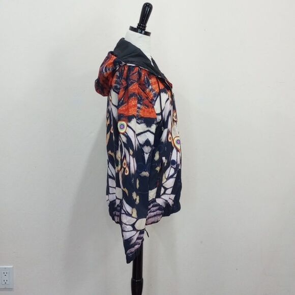 Givenchy Multicolor Print Hooded Zip Front Jacket - XXL - Picture 5 of 13